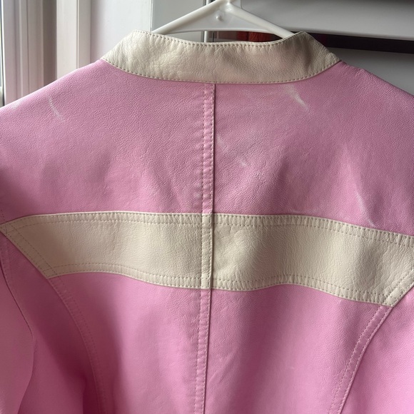 Urban Outfitters Pink Biker Jacket - Picture 4 of 5
